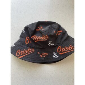 MLB Baltimore Orioles Retro Logo Bucket Hat Miller Lite